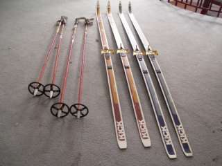 Mens and Womens Karhu Cross Country Skis including poles and Troll 