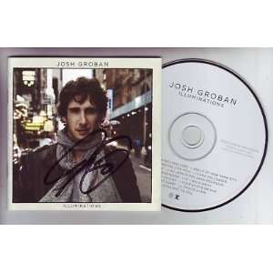  JOSH GROBAN signed *ILLUMINATIONS* CD COVER W/PROOF 2A 