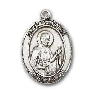  Sterling Silver St. Camillus of Lellis Medal Jewelry