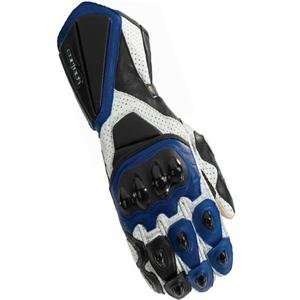  Cortech Latigo RR Gloves   X Small/White/Blue Automotive