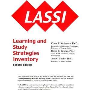  Lassi Learning and Study Strategies Inventory, 2nd 