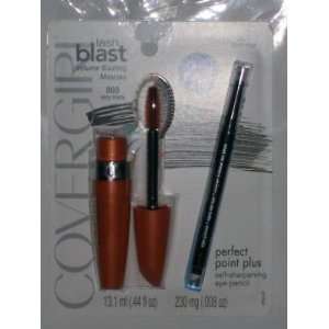 Covergirl Lashblast Very Black with Perfect Point Eye Pencil Black 