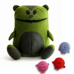  Kimochi Feelings Communication Toy Plush Green Bear Toys 