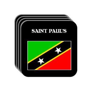 Saint Kitts and Nevis   SAINT PAULS Set of 4 Mini Mousepad Coasters