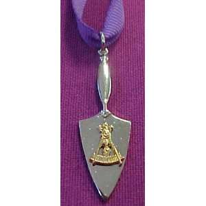  York Rite Knights Templar Order of Silver Trowel Jewel 