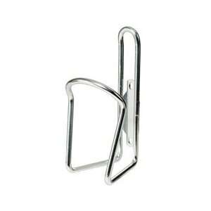  WATER BOTTLE CAGE ACTION ALLOY SILVER: Sports & Outdoors