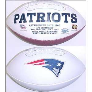  New England Patriots Full Size Logo Football: Sports 
