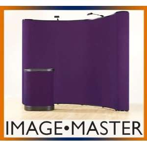   Image Master 10 Curved Floor Pop Up Display (Purple)