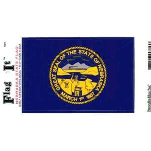  Nebraska Heavy Duty Vinyl Bumper Sticker (3 x 5 Inches 