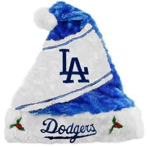  L.A. Dodgers Mistletoe Santa Hat
