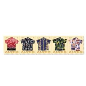   Aloha Shirts Roll of 100 x 32 Cent us Postage Stamps 