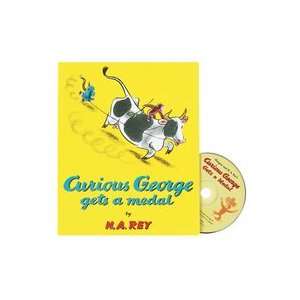  Curious George Gets a Medal Book & CD: Toys & Games