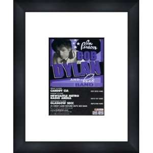  BOB DYLAN UK Tour 2004   Custom Framed Original Ad 