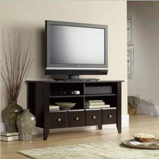  Tv Stand Entertainment Center Black Brown Hemnes up to 50 Tv Home