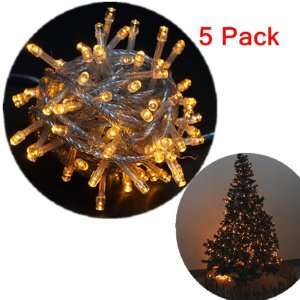  (5 Pack)100 LED 33ft Connectable String Fairy Light for 
