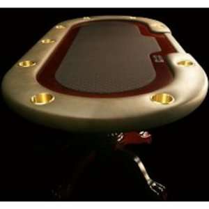  BBO Premier 94 Luxury Poker Table with Black Felt and 