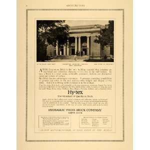  1915 Ad Hydraulic Bricks Christian Science Church New 
