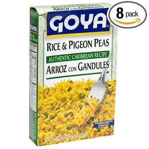 Goya Rice with Pigeon Peas, 8 Ounce Grocery & Gourmet Food