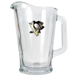    Pittsburgh Penguins Large Glass Beer Pitcher