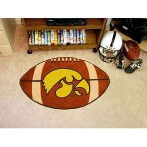  Iowa Hawkeyes Football Throw Rug (22 X 35): Sports 