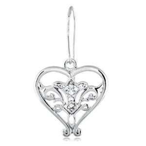  Pure in Heart Sterling Silver Earrings Jewelry