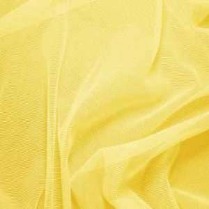  Nylon Spandex Sheer Stretch Mesh Fabric Lemon: Home 