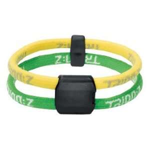  Trion Z Yellow/Green Ionic/Magnetic Dual Loop Single Bracelets 