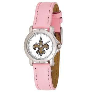 New Orleans Saints Game Time Player Series Pink Strap Ladies NFL Watch 