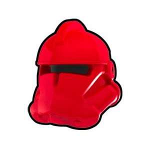  Red Commander Helmet   LEGO Compatible Minifigure Piece 