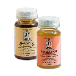  Grumbacher 5922 2 1/2 Ounce Linseed Oil for Max Oil Paints 