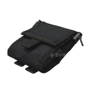 Roll Up / Foldable Tactical MOLLE Utility Dump Pouch   Black