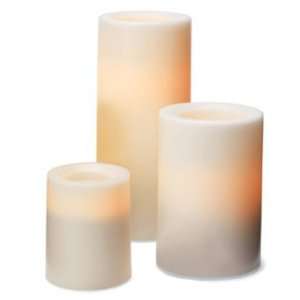  Battery operated Outdoor Candle with Timer   4 dia. X 9H 
