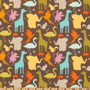  44 Wide Moda Central Park Zoo Stone Fabric By The Yard 