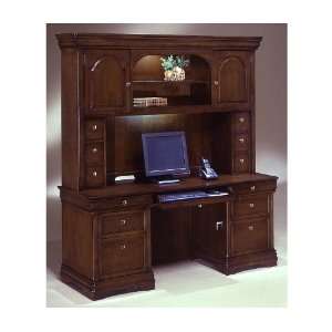  DMI Furniture Kneehole Credenza with Hutch Office 