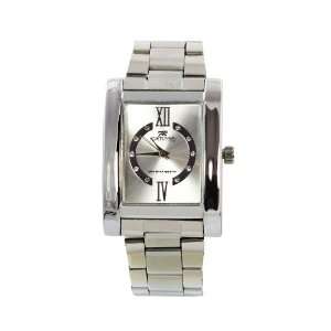   Stainless Steel Silver Face Men Watch for Gift, Apparel: Electronics