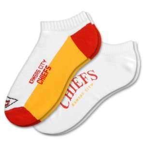    Kansas City Chiefs Mens No Show Socks (2 pack)