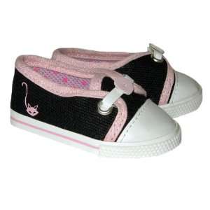   Flats with Pink Cat. Fits 18 American Girl Doll.: Toys & Games