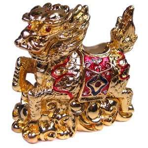  Bejeweled Golden Qi Lin Trinket Box: Everything Else