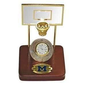   Crystal Basketball Clock NCAA College Athletics