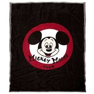  Disney Fleece Mickey Mouse Club Throw Blanket: Home 