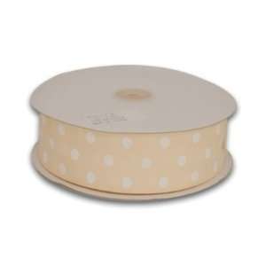  Dot 3/8 inch 50 Yards, Ivory with White Dots