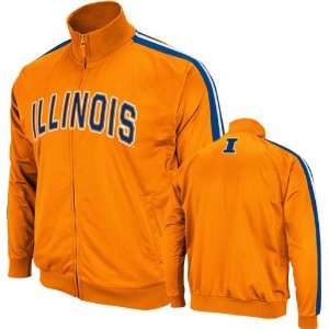   Illinois Fighting Illini Orange Pace Track Jacket