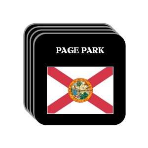  US State Flag   PAGE PARK, Florida (FL) Set of 4 Mini 