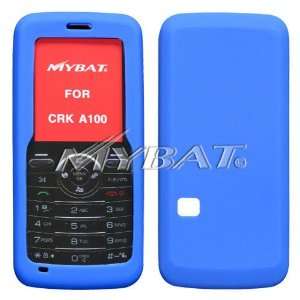  Mybat Cricket A100 Solid Skin Case (Dr Blue) Cell Phones 