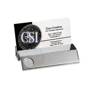  Albany   Business Card Holder   Silver