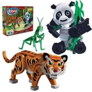  Bloco Toys Tiger and Panda Toys & Games