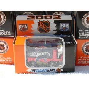   BLUE JACKETS NHL 1:50 Scale Diecast Mini Zamboni: Sports & Outdoors