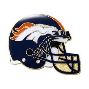  NFL Team Helmet Pin   Denver Broncos: Sports & Outdoors
