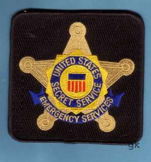 US SECRET SERVICE EMERGENCY SERVICES STAR PATCH  