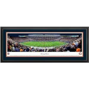   Bears Soldier Field Deluxe Frame Panoramic Picture
